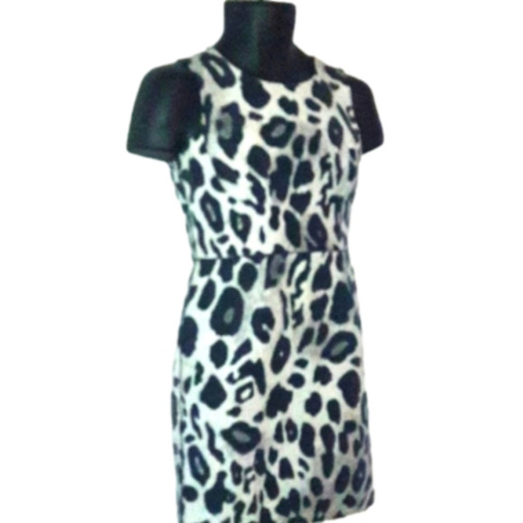 Black & White Animal Print Dress, 2P - Picture 5 of 5